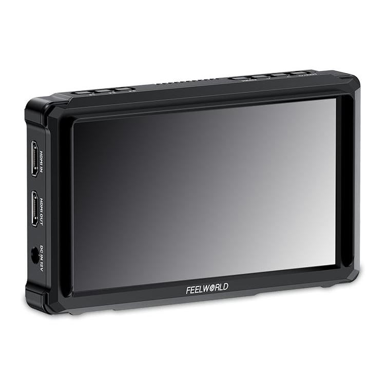 FEELWORLD FW568 Pro 6-inch 1200nit High Bright Camera DSLR Monitor 4K HDMI 60Hz IPS Screen - Black