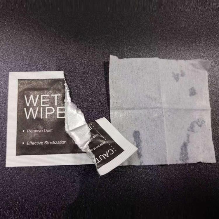 200 Set Tempered Glass Phone LCD Screen Protector Dust Removal Dry Wet Cleaning Wipes Paper Tools Set Alcohol Package - Black