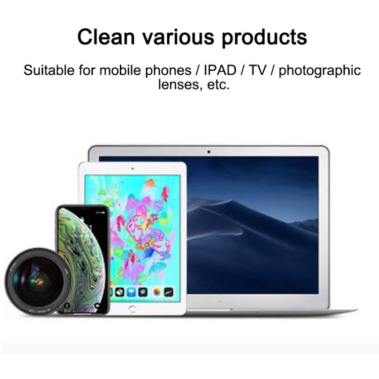 200 Set Tempered Glass Phone LCD Screen Protector Dust Removal Dry Wet Cleaning Wipes Paper Tools Set Alcohol Package - Black