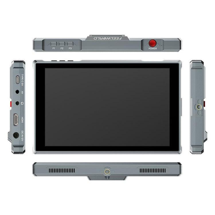 FEELWORLD FW759 Pro 7-inch Touch Screen Camera Field Video Monitor 4K HDMI-compatible 1280 x 800 IPS Screen - Black
