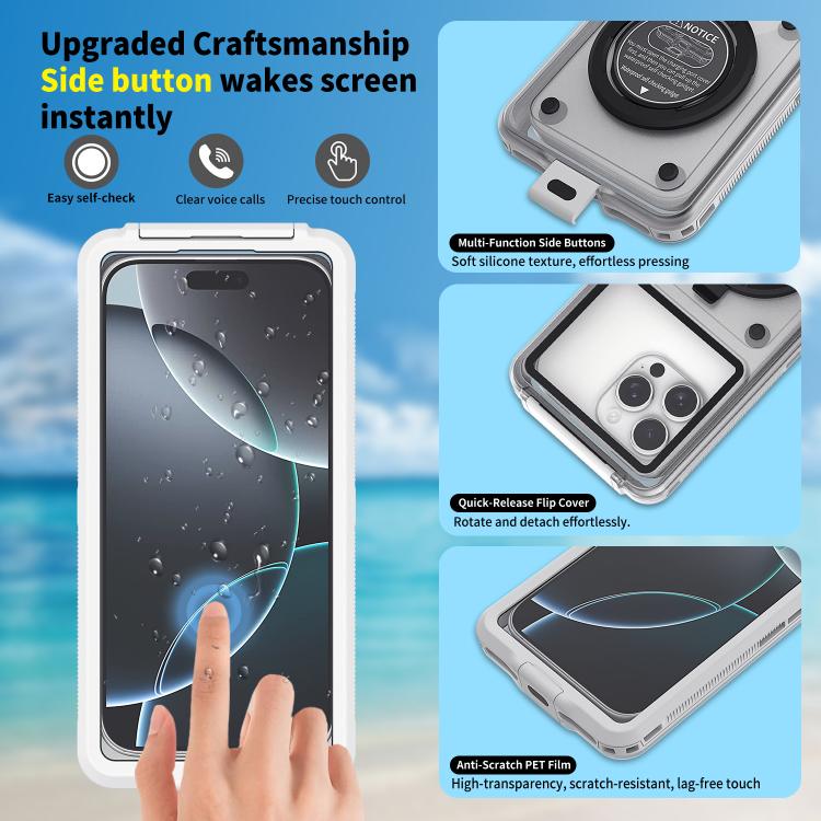 RedPepper G80 Pro Diving Protective Cover, Waterproof Depth: 15m