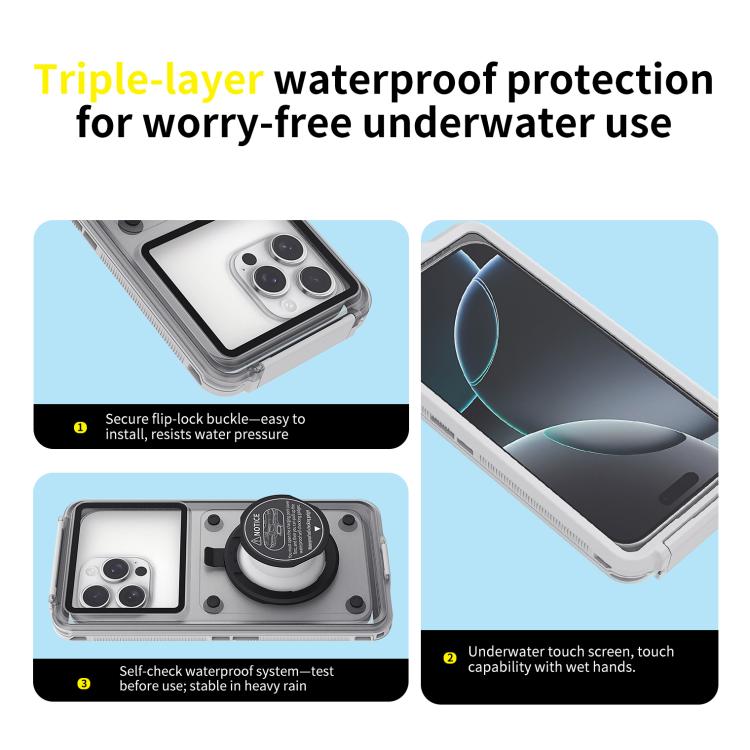 RedPepper G80 Pro Diving Protective Cover, Waterproof Depth: 15m