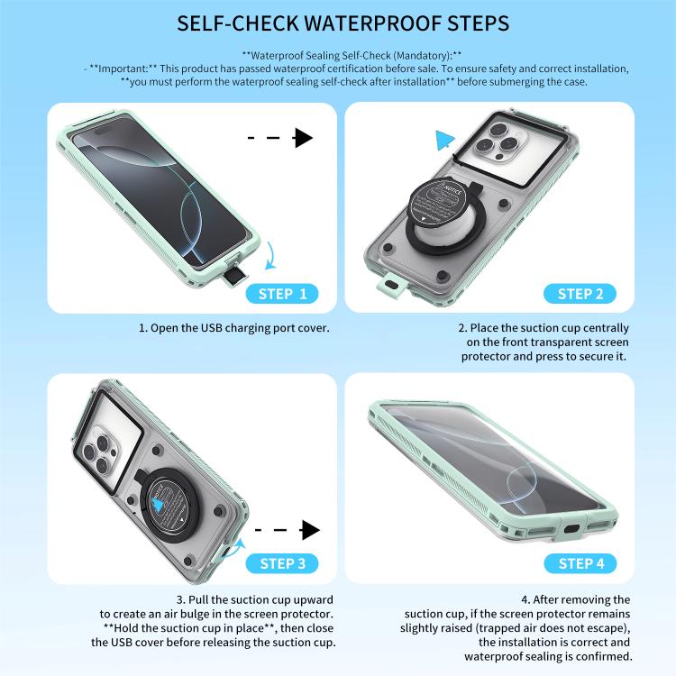 RedPepper G80 Pro Diving Protective Cover, Waterproof Depth: 15m