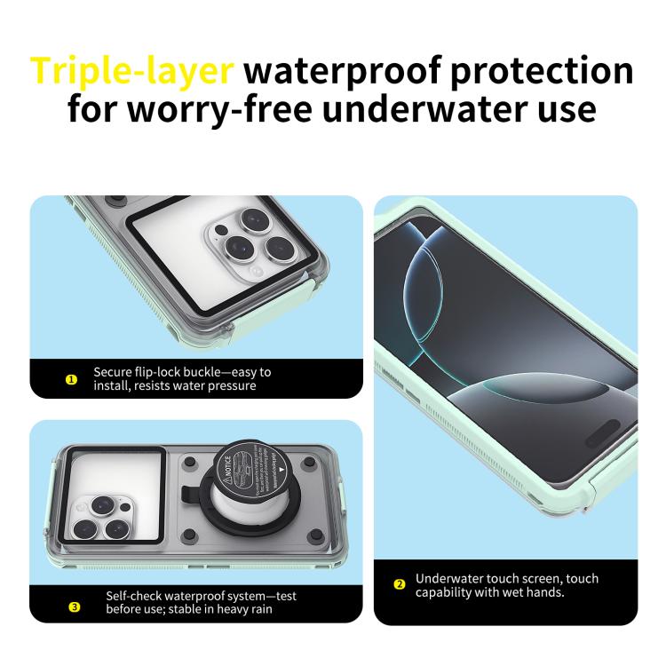 RedPepper G80 Pro Diving Protective Cover, Waterproof Depth: 15m