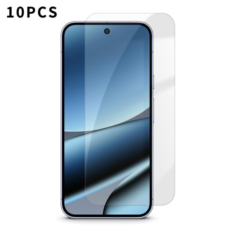 For Google Pixel 10 Pro XL Kalebol 10pcs High-Aluminum Semi-Screen Anti-Fingerprint HD Tempered Glass Film