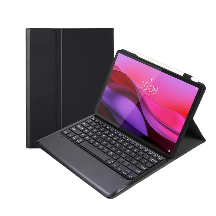 For Lenovo Yoga Tab Plus 12.7 2025 TPU Ultra-thin Detachable Bluetooth Keyboard Tablet Leather Case