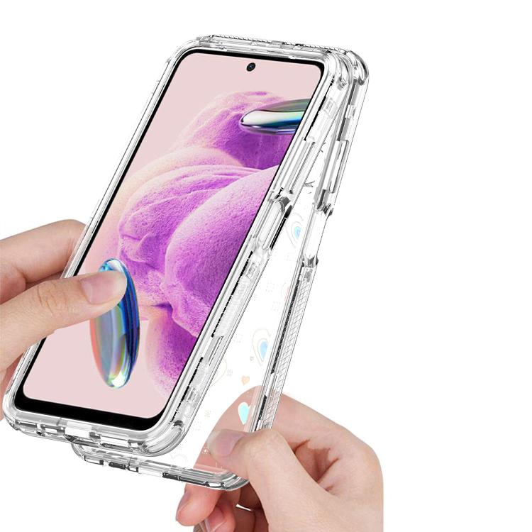 For Redmi Note 12S 4G Transparent Acrylic Laser Paper Phone Case