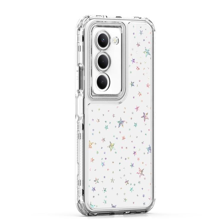 For Redmi 15 5G Global / 15 4G SEA 169.5mm Transparent Acrylic Laser Paper Phone Case