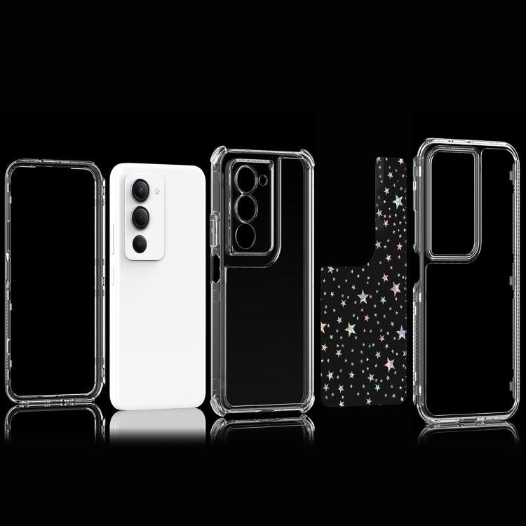 For Redmi 15 5G Global / 15 4G SEA 169.5mm Transparent Acrylic Laser Paper Phone Case