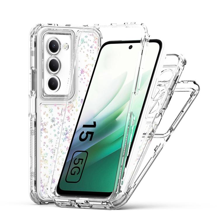 For Redmi 15 5G Global / 15 4G SEA 169.5mm Transparent Acrylic Laser Paper Phone Case