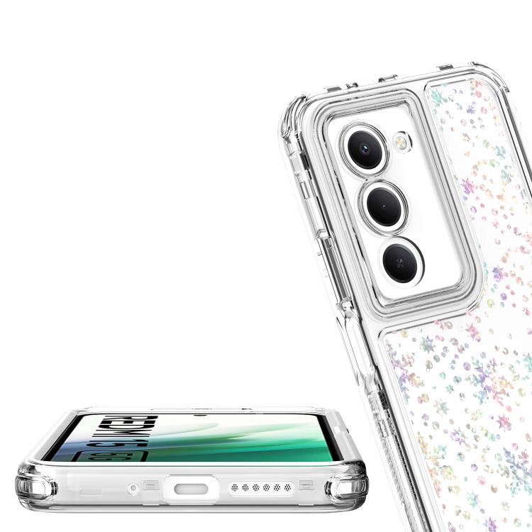 For Redmi 15 5G Global / 15 4G SEA 169.5mm Transparent Acrylic Laser Paper Phone Case
