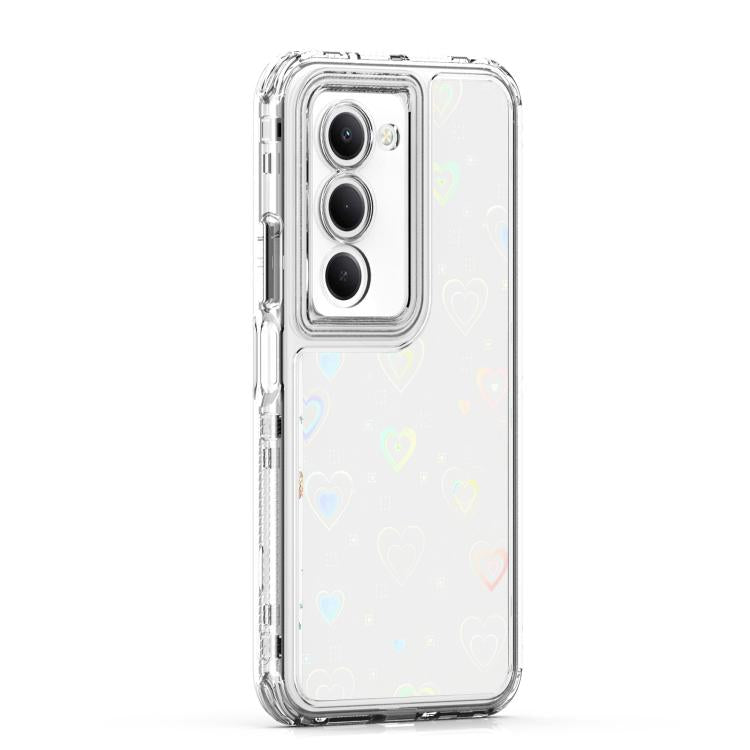 For Redmi 15 5G Global / 15 4G SEA 169.5mm Transparent Acrylic Laser Paper Phone Case