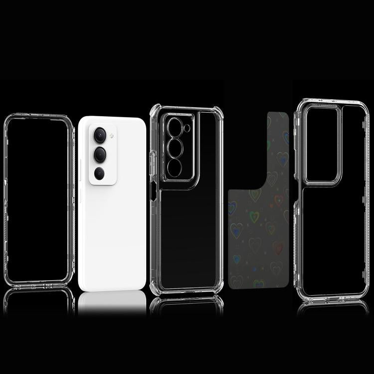 For Redmi 15 5G Global / 15 4G SEA 169.5mm Transparent Acrylic Laser Paper Phone Case