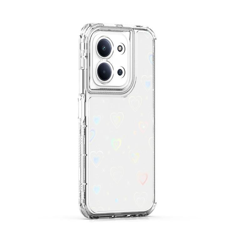 For Redmi 15C 5G / 4G EU 173mm / Poco C85 5G Transparent Acrylic Laser Paper Phone Case