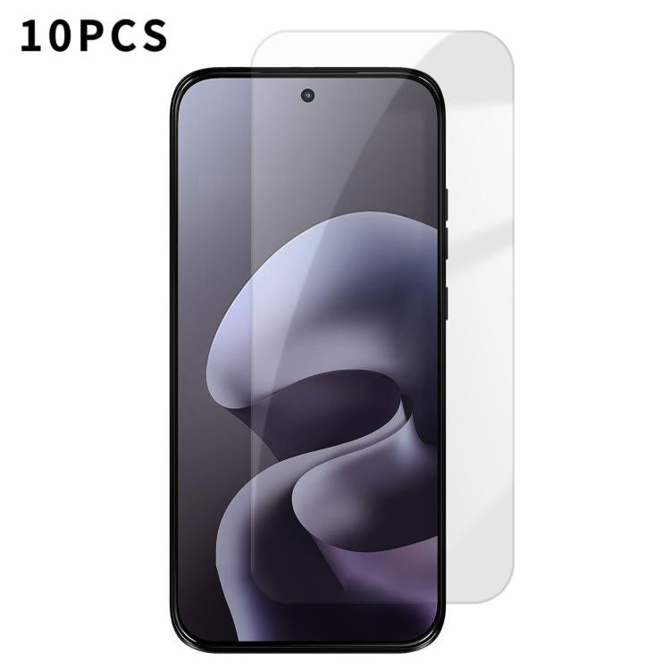 For Motorola Moto G67 5G Kalebol 10pcs High-Aluminum Semi-Screen Anti-Fingerprint HD Tempered Glass Film