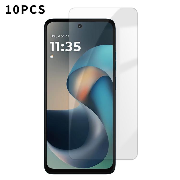 For Motorola Moto G57 5G Kalebol 10pcs High-Aluminum Semi-Screen Anti-Fingerprint HD Tempered Glass Film