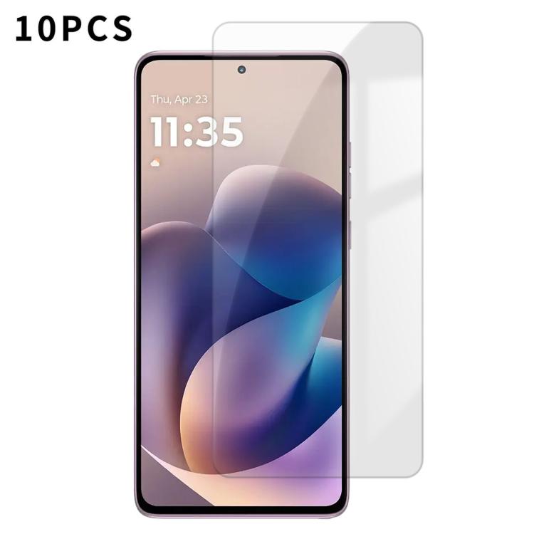 For Motorola Moto G Stylus 5G 2026 Kalebol 10pcs High-Aluminum Semi-Screen Anti-Fingerprint HD Tempered Glass Film