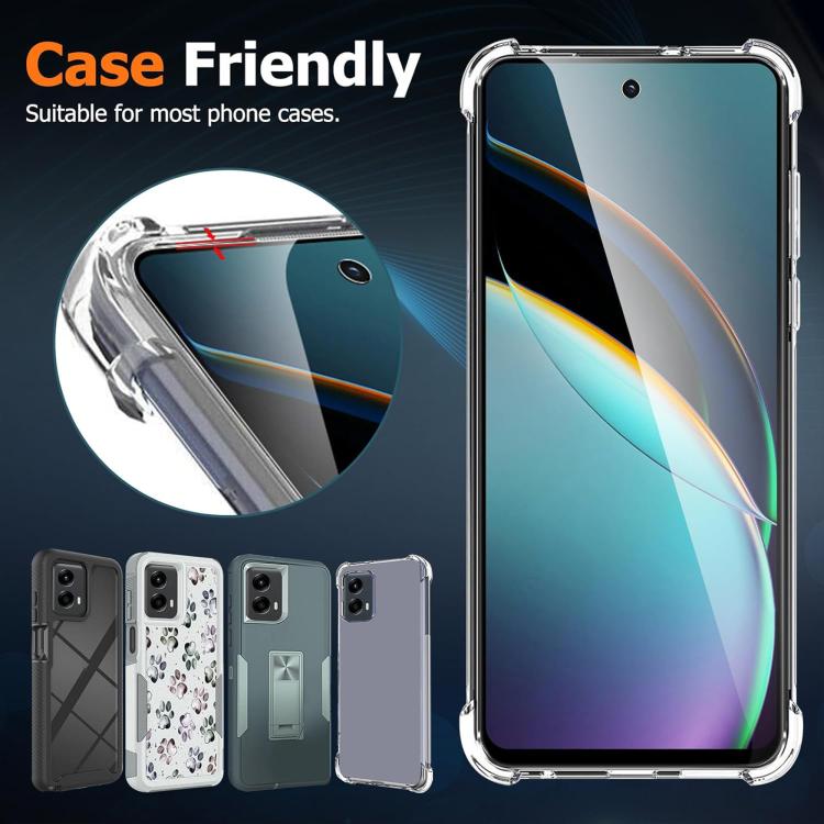 For Motorola Moto E13 Kalebol 10pcs High-Aluminum Semi-Screen Anti-Fingerprint HD Tempered Glass Film