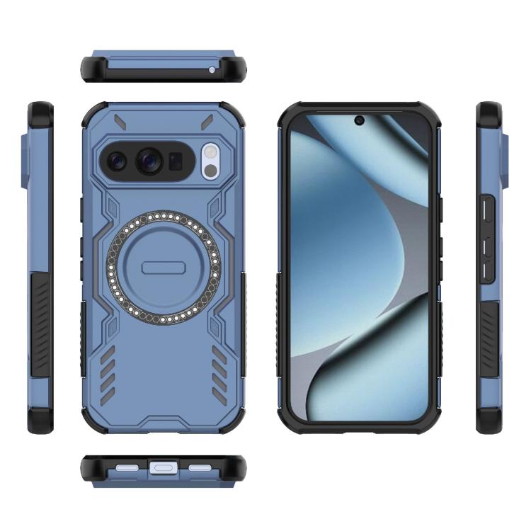 For Google Pixel 10 / 10 Pro 5G Global Butterfly Armor MagSafe Magnetic Ring Shockproof Phone Case
