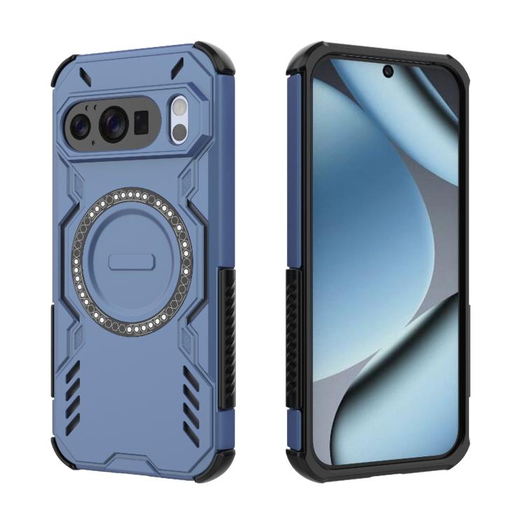 For Google Pixel 10 / 10 Pro 5G Global Butterfly Armor MagSafe Magnetic Ring Shockproof Phone Case