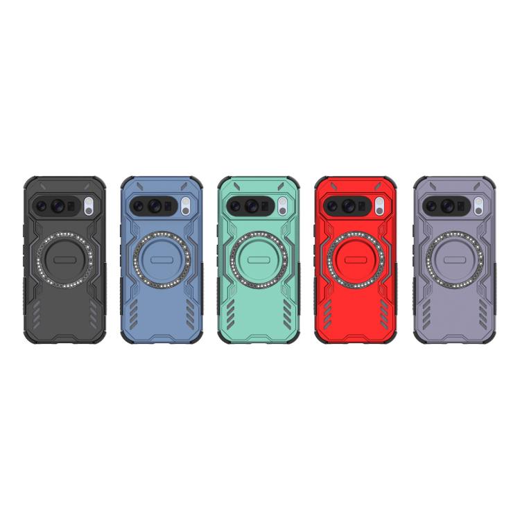 For Google Pixel 10 / 10 Pro 5G Global Butterfly Armor MagSafe Magnetic Ring Shockproof Phone Case