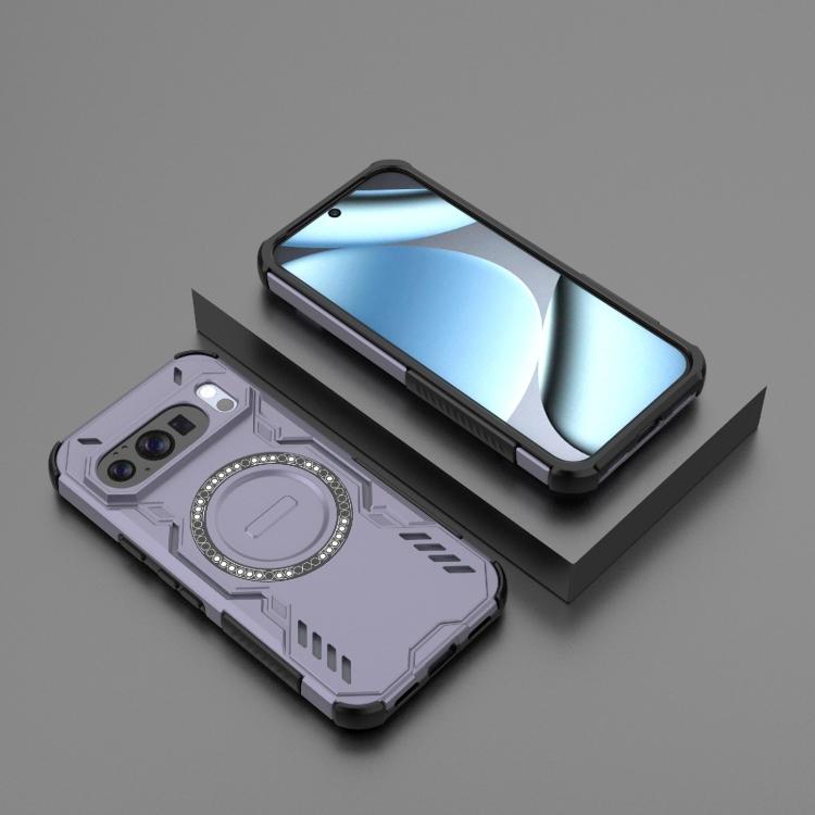 For Google Pixel 10 / 10 Pro 5G Global Butterfly Armor MagSafe Magnetic Ring Shockproof Phone Case