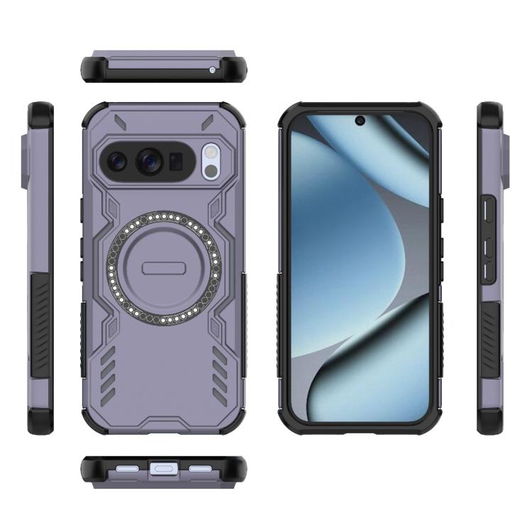 For Google Pixel 10 / 10 Pro 5G Global Butterfly Armor MagSafe Magnetic Ring Shockproof Phone Case