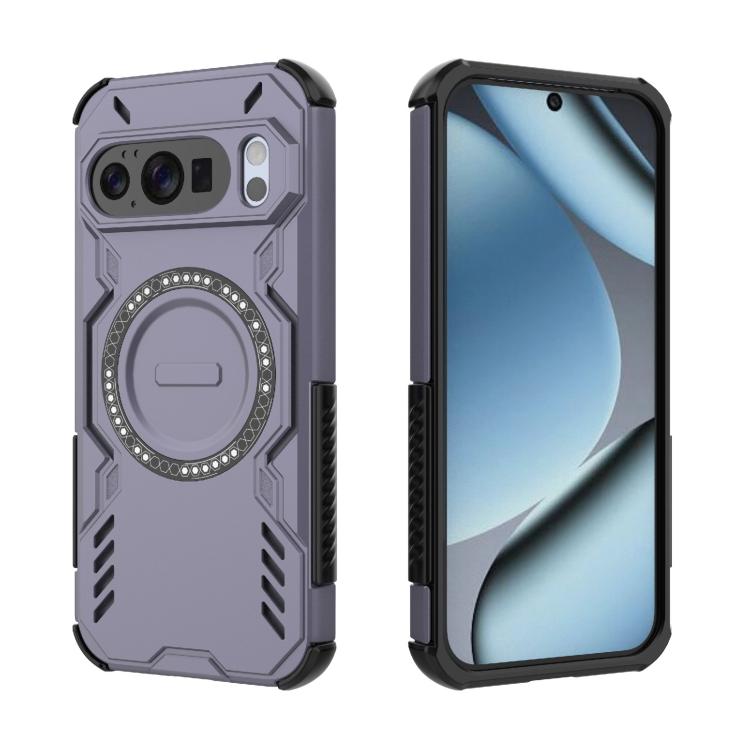 For Google Pixel 10 / 10 Pro 5G Global Butterfly Armor MagSafe Magnetic Ring Shockproof Phone Case