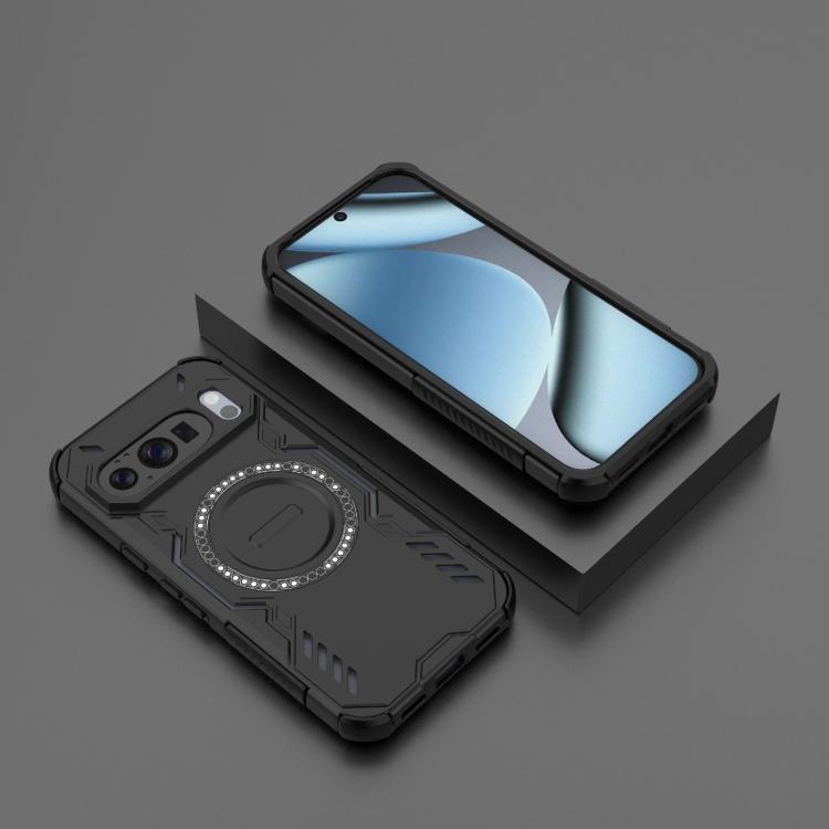 For Google Pixel 10 / 10 Pro 5G Global Butterfly Armor MagSafe Magnetic Ring Shockproof Phone Case