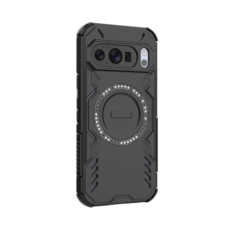 For Google Pixel 10 / 10 Pro 5G Global Butterfly Armor MagSafe Magnetic Ring Shockproof Phone Case