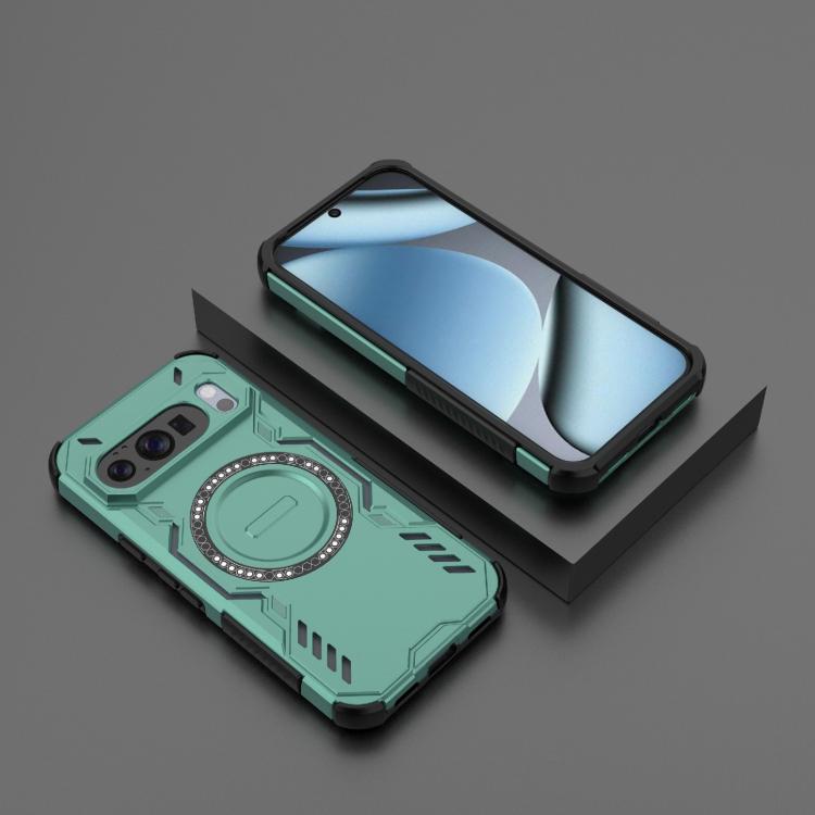 For Google Pixel 10 / 10 Pro 5G Global Butterfly Armor MagSafe Magnetic Ring Shockproof Phone Case