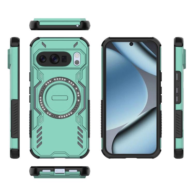 For Google Pixel 10 / 10 Pro 5G Global Butterfly Armor MagSafe Magnetic Ring Shockproof Phone Case