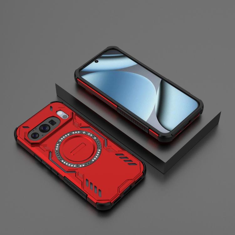 For Google Pixel 10 / 10 Pro 5G Global Butterfly Armor MagSafe Magnetic Ring Shockproof Phone Case