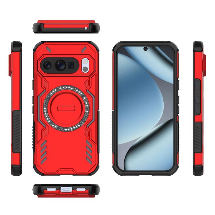 For Google Pixel 10 / 10 Pro 5G Global Butterfly Armor MagSafe Magnetic Ring Shockproof Phone Case
