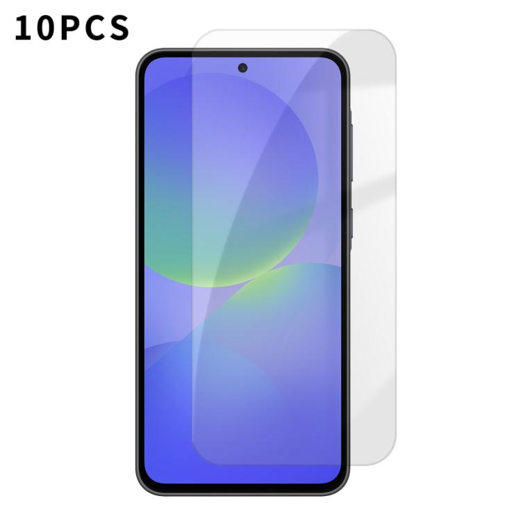 For Samsung Galaxy A37 5G Kalebol 10pcs High-Aluminum Semi-Screen Anti-Fingerprint HD Tempered Glass Film