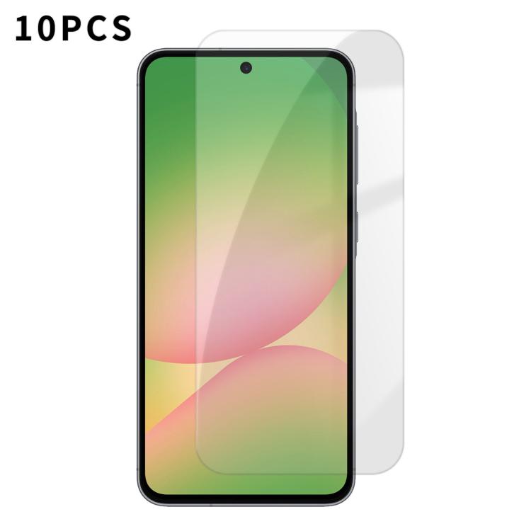 For Samsung Galaxy A57 5G Kalebol 10pcs High-Aluminum Semi-Screen Anti-Fingerprint HD Tempered Glass Film