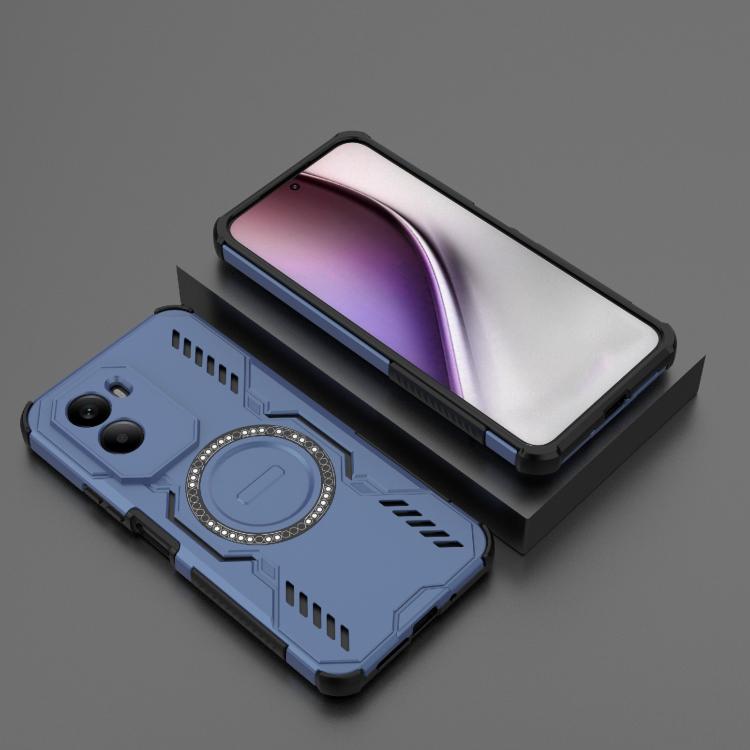 For Xiaomi Poco M7 4G 169mm Butterfly Armor MagSafe Magnetic Ring Shockproof Phone Case