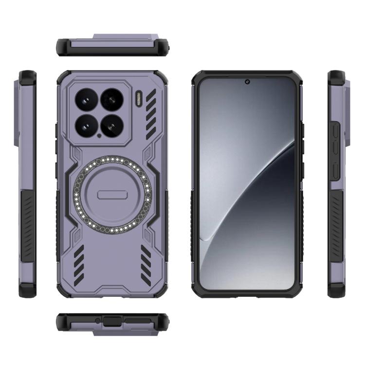 For Xiaomi 15 5G Butterfly Armor MagSafe Magnetic Ring Shockproof Phone Case