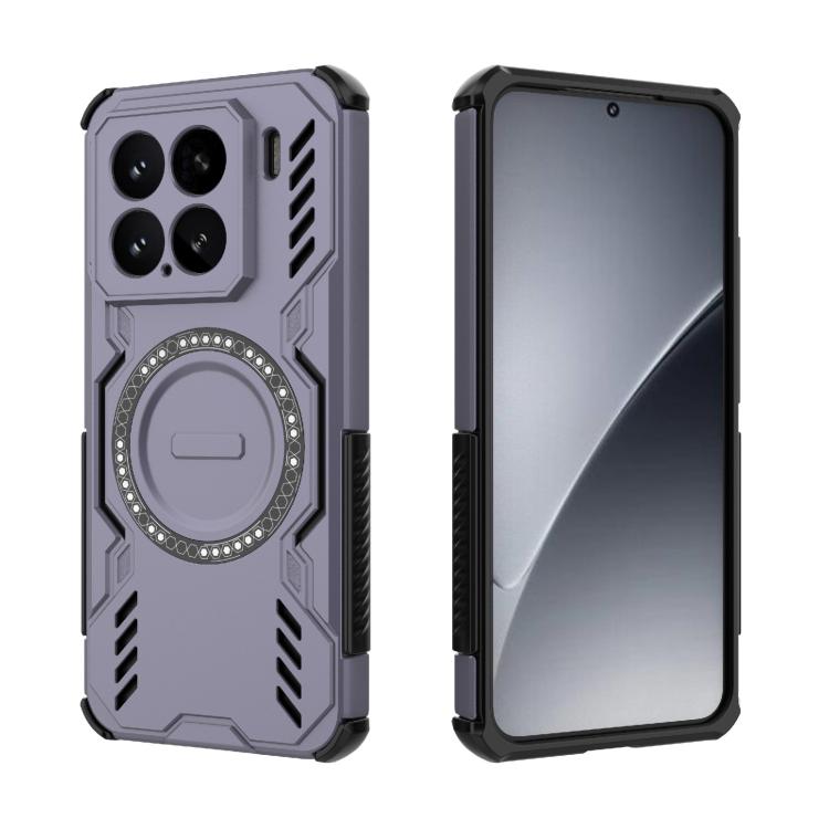For Xiaomi 15 5G Butterfly Armor MagSafe Magnetic Ring Shockproof Phone Case