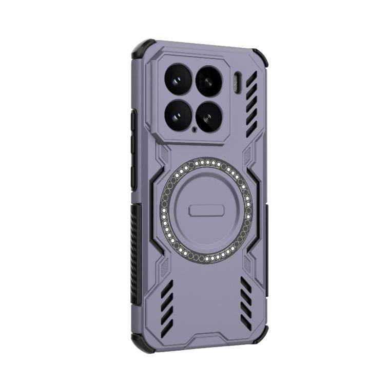 For Xiaomi 15 5G Butterfly Armor MagSafe Magnetic Ring Shockproof Phone Case