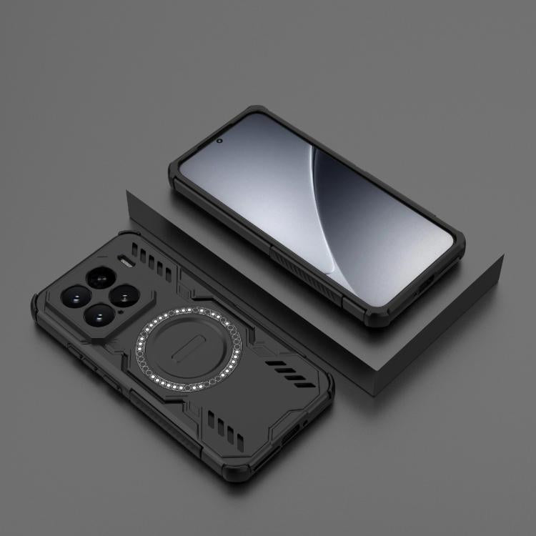 For Xiaomi 15 5G Butterfly Armor MagSafe Magnetic Ring Shockproof Phone Case