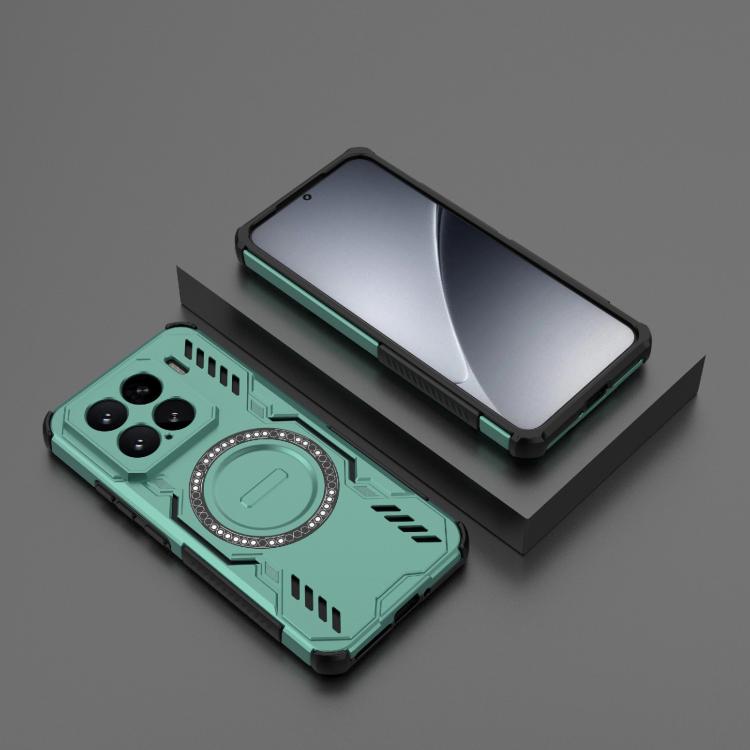 For Xiaomi 15 5G Butterfly Armor MagSafe Magnetic Ring Shockproof Phone Case