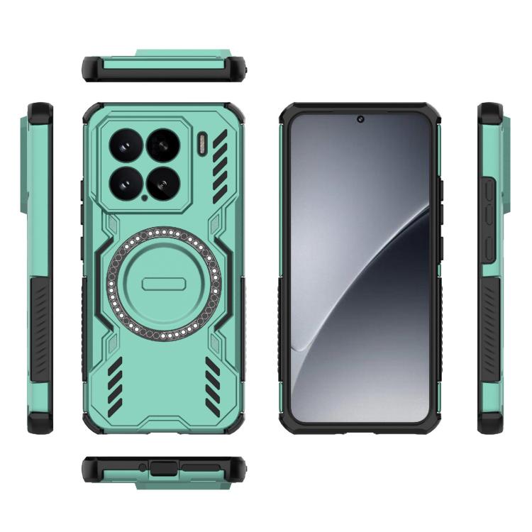 For Xiaomi 15 5G Butterfly Armor MagSafe Magnetic Ring Shockproof Phone Case