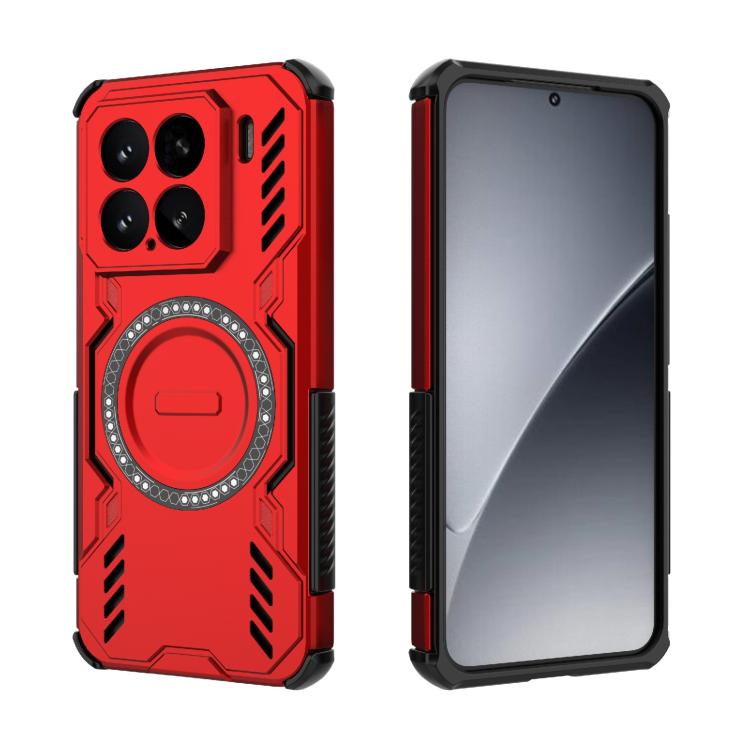 For Xiaomi 15 5G Butterfly Armor MagSafe Magnetic Ring Shockproof Phone Case