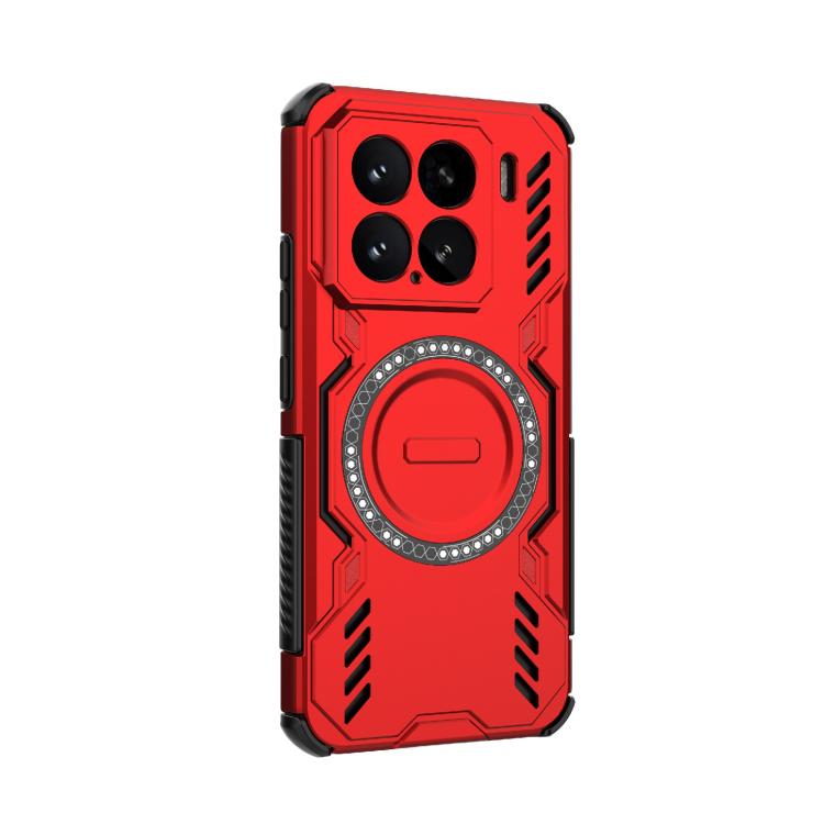 For Xiaomi 15 5G Butterfly Armor MagSafe Magnetic Ring Shockproof Phone Case