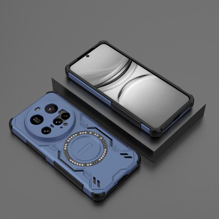 For Xiaomi 15 Ultra 5G Butterfly Armor MagSafe Magnetic Ring Shockproof Phone Case