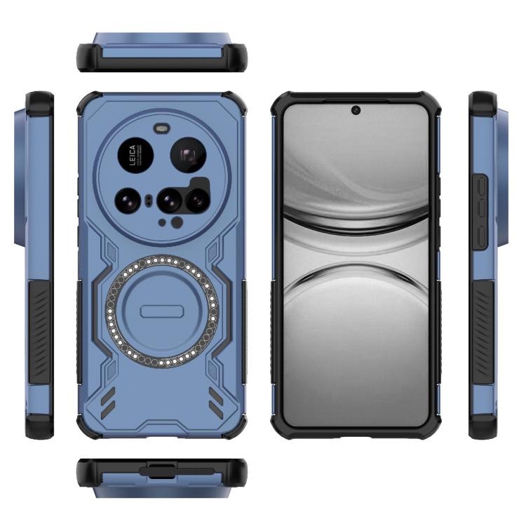 For Xiaomi 15 Ultra 5G Butterfly Armor MagSafe Magnetic Ring Shockproof Phone Case