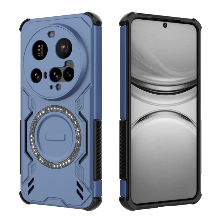 For Xiaomi 15 Ultra 5G Butterfly Armor MagSafe Magnetic Ring Shockproof Phone Case