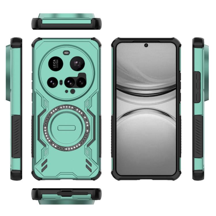 For Xiaomi 15 Ultra 5G Butterfly Armor MagSafe Magnetic Ring Shockproof Phone Case