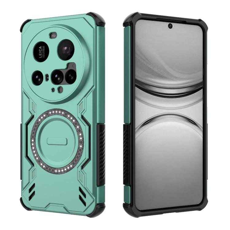 For Xiaomi 15 Ultra 5G Butterfly Armor MagSafe Magnetic Ring Shockproof Phone Case